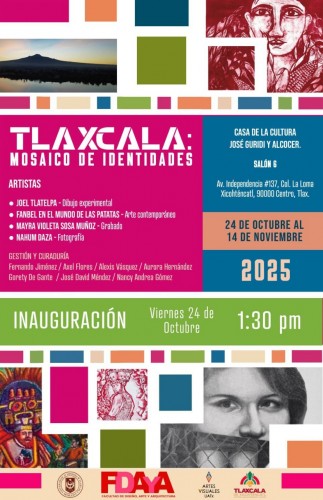 Tlaxcala presenta “Mosaico de identidades”: arte joven que celebra la cultura