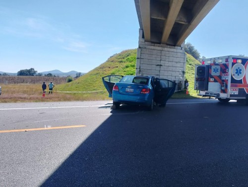 Dos mujeres mueren tras choque frontal en la autopista Amozoc–Perote, a la altura de Zitlaltepec