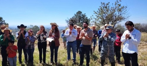 Jornada de reforestación en Atltzayanca tras incendio forestal