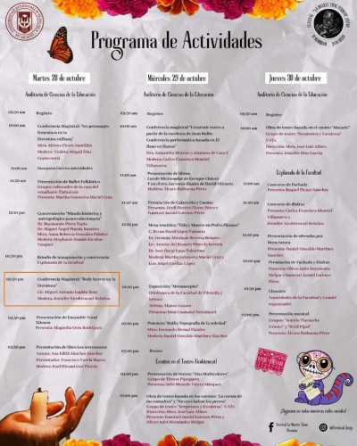 Festival “La muerte tiene permiso” 2025 honra a Juan Rulfo en Tlaxcala