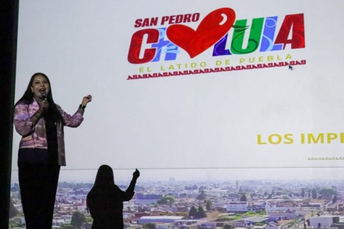 Presenta Tonantzin Fernández la plataforma digital visitcholula.mx