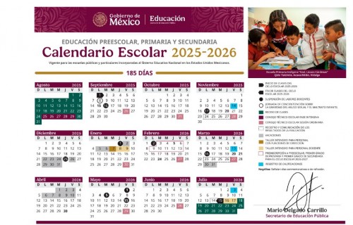 Actividades escolares el 15 de septiembre