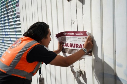 Clausuran 17 comercios en Puebla por operar fuera de la normatividad