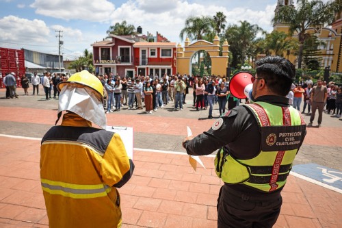 Cuautlancingo se suma al Segundo Simulacro Nacional 2025 con participación activa de dependencias municipales