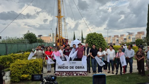 Con inversión millonaria habitantes de Sanctorum tienen nuevo pozo 