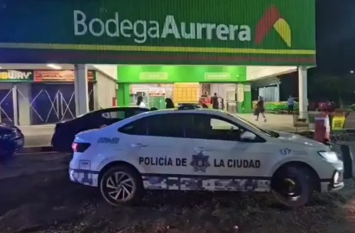 Robo en supermercado de Xilotzingo