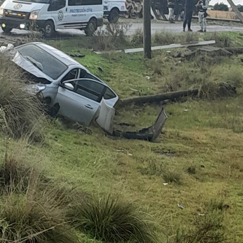 Jóvenes en posible estado de ebriedad chocan en las vías de Cuamatzingo, en Muñoz