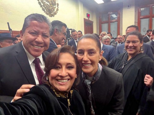 Lorena Cuéllar respalda avances del Primer Informe de Claudia Sheinbaum
