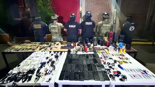 Operativo conjunto en el Penal de San Miguel