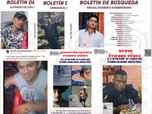 Jóvenes desaparecidos en Amozoc habrían sido reclutados por el crimen organizado