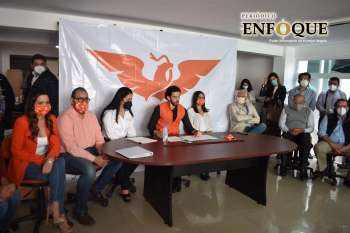 Movimiento Ciudadano rinde protesta a los nuevos integrantes que conformarán la comisión operativa Municipal de Puebla