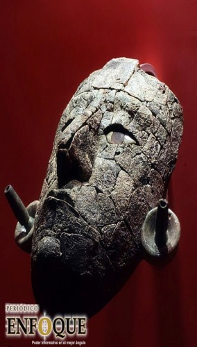 ¡Se resolvió el enigma! UNAM identifica materiales de la máscara de la Reina Roja de Palenque