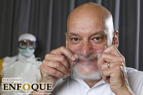 Suizos desarrollan la primera mascarilla transparente 