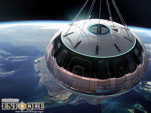 Así podremos viajar al espacio en globo