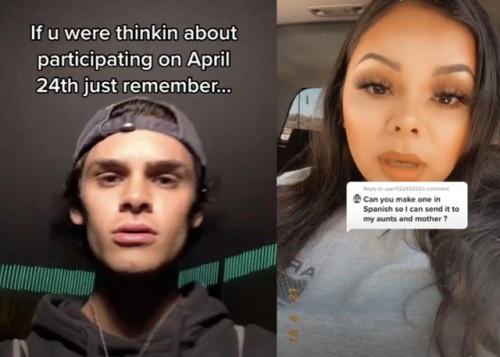 No: El 24 de abril no es el "Día de la violación", como aseguran en Tiktok