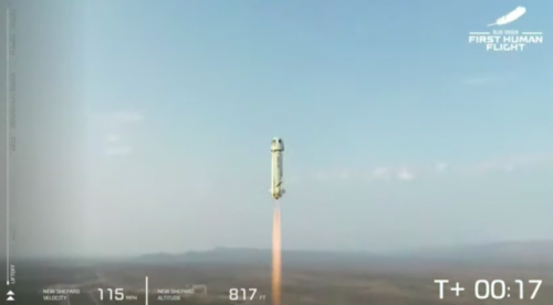 Jeff Bezos lo logró: Blue Origin alcanza el espacio en un viaje exitoso en 11 minutos 