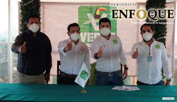 Dirigencia del Partido Verde Puebla continúa visitando distintos puntos del estado.
