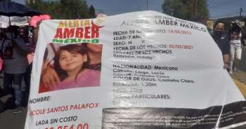 Nicole desapareció el 2 de marzo, el 8 marcharon por ella; ya fue localizada sin vida en Hidalgo