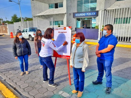 Parte de la transformación de Atlixco se logrará con policía ética, cercana y de la mano de la sociedad.