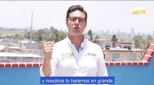 Jesús Giles llama a votar por un cambio en Ocoyucan