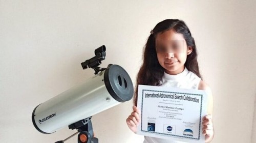 Ashley Martínez, la niña mexicana que acaba de descubrir un asteroide 