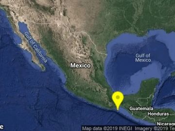 Sismo magnitud 4.20 al sureste de Salina Cruz, Oaxaca