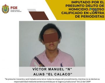 Es detenido Víctor Manuel, ‘El Calaco’, por el asesinato de las periodistas Yesenia Mollinedo y Johana García