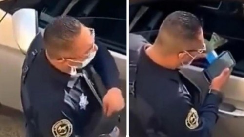 Sorprenden a Policía cobrando “mordida” con una terminal bancaria 