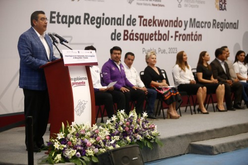 Sergio Céspedes inauguró el Macro Regional rumbo a los Nacionales Conade 