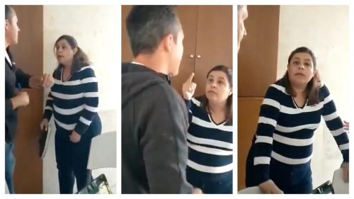 “Y tú qué sirvienta”: Mujer agrede y discrimina a trabajadores en Puebla la apodan #LadyZapatilla