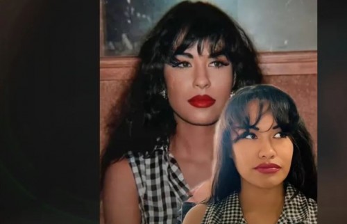 Joven se hace viral por ser la "doble" de Selena Quintanilla (Vídeo)