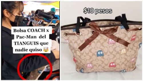 "Tesoro": Hallan bolso Coach valuado en miles de pesos en la ropa de paca por tan solo $10 (Vídeo)