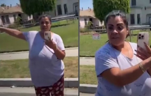 Mexicana corre a tamalero en Estados Unidos por hacer ruido en su calle y le dice que se regrese a México (Vídeo)