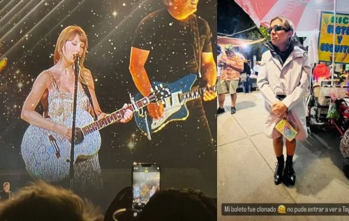 Ricardo Peralta asiste a concierto de Taylor Swift y se queda fuera; clonaron su boleto