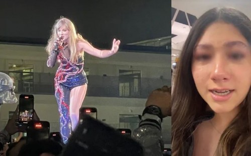 Joven llora tras perderse concierto de Taylor Swift debido a que la obligan a vacacionar en París (Vídeo)