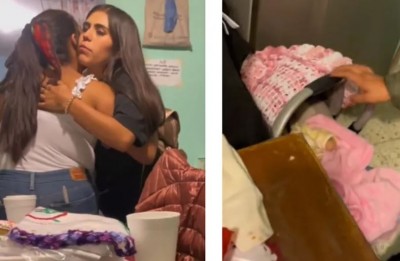 Exhiben a joven madre que olvidó a su bebé en casa ajena dos veces, caso se hace viral (Vídeo)