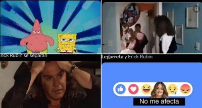 Los memes no perdonan e inundan las redes tras la separación de Andrea Legarreta y Erik Rubín