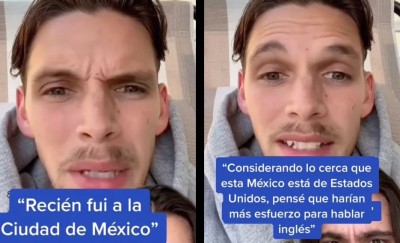 “Tienen que mejorar”: Estadunidense visita México y se queja porque aquí no se habla inglés (Vídeo)