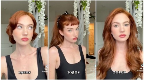 Esta ha sido la evolución de  los cortes de cabello en mujeres desde 1920 (Vídeo)