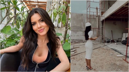 Arquitecta desata polémica en redes por acudir demasiado sexy a supervisar las obras (Vídeo)