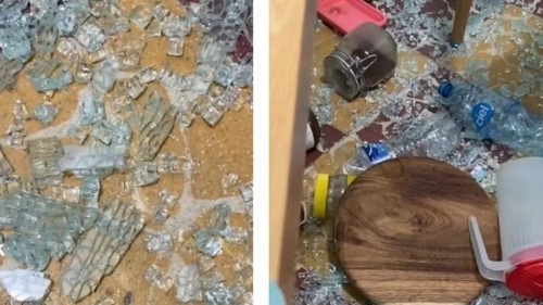 Hombre asegura que el calor “hizo explotar” su mesa de cristal; caso se hace viral (Vídeo)