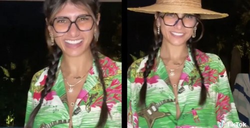 Mia Khalifa sorprende al cantar "Ella baila sola", de Peso Pluma y se hace viral (Vídeo)