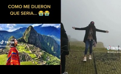 "Fue una mala temporada": Mujer se lleva tremenda decepción  al visitar Machu Picchu (Vídeo)