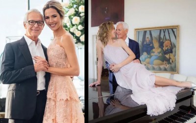 "Es amor verdadero": Joven modelo contrae matrimonio con hombre millonario de 73 años