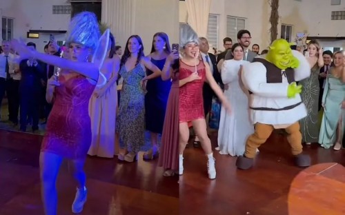 Boda temática de Shrek desborda las redes por incluir a este personaje 