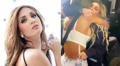 Anahí es criticada en redes tras  beber agua con precio de hasta 4 mil pesos (Vídeo)