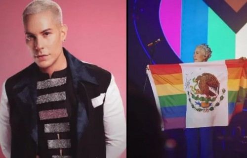 Ésta sería la multa y el arresto que Christian Chavez acataría por fusionar la bandera de México