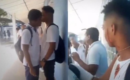 Víctima de bullying confronta a su agresor y le corta la cara a su agresor como amenaza (Vídeo)