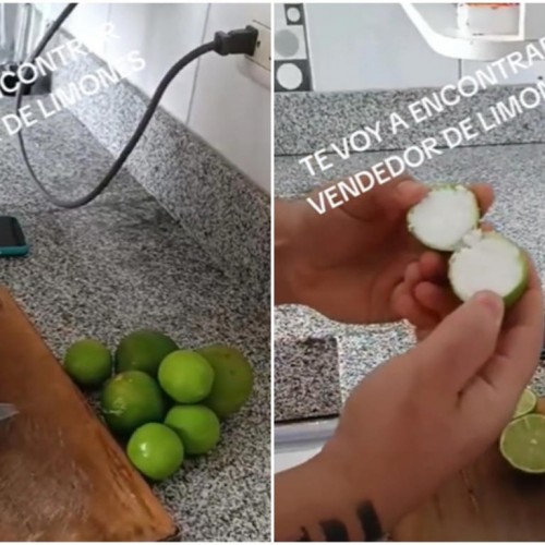 "Te voy a encontrar": Estafan a joven que compro limones  y le dieron productos de unicel (Vídeo)