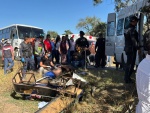 Se accidentan trabajadores de "La Morena", en Huamantla; 7 heridos y un hombre atrapado, el saldo